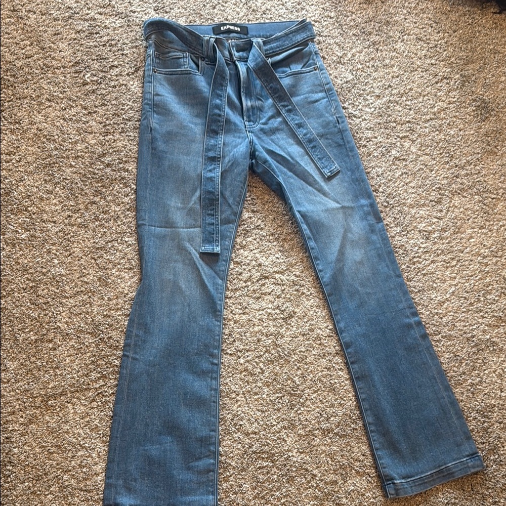 Express Blue Bootcut Jeans Classic Denim